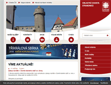 Tablet Screenshot of charita-strakonice.cz